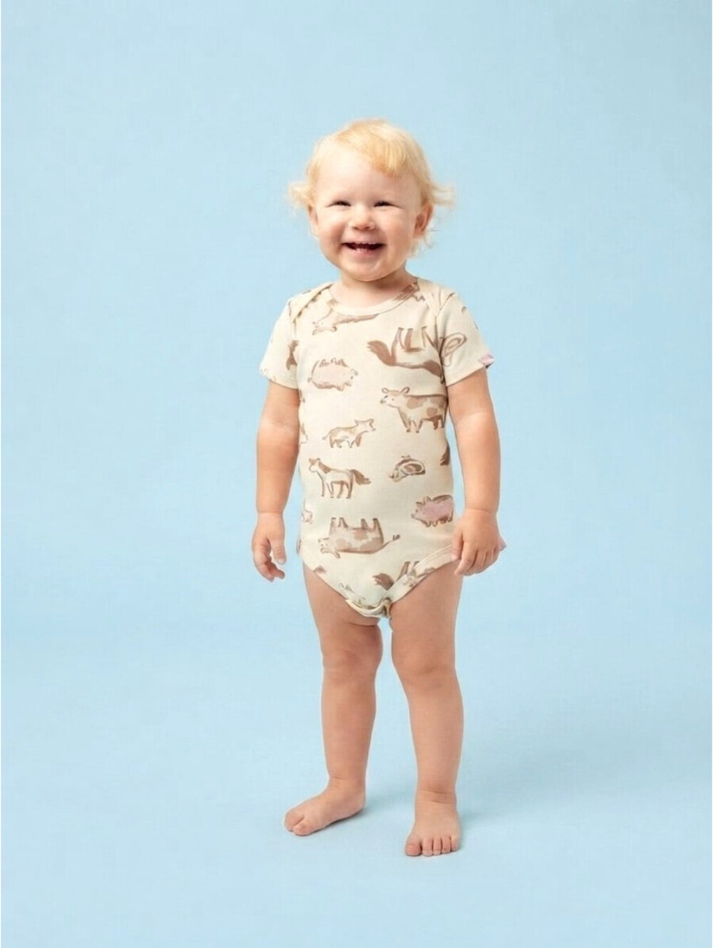 Carter's Baby Farm Animal Bodysuit Unisex sz 24 Months